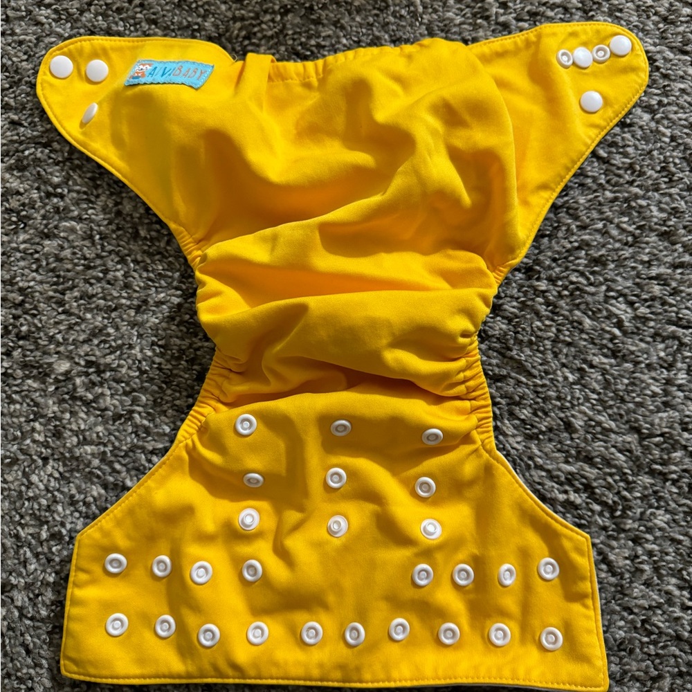 Yellow Cloth Diaper Alva Baby